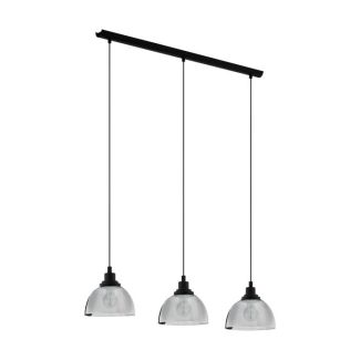 EGLO 98384 LAMPA BELESER OPRAWA WISZĄCA HL/3 E27 SCHWARZ/SW-TRANSP.BELESER
