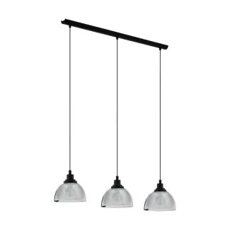 EGLO 98384 LAMPA BELESER OPRAWA WISZĄCA HL/3 E27 SCHWARZ/SW-TRANSP.BELESER