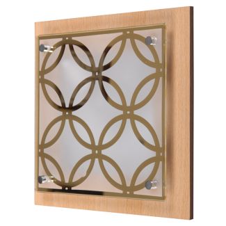 CANDELLUX 10-39791 PLANTA PLAFON 24X24 1X60W E27 KÓŁKA CHOCOLATE