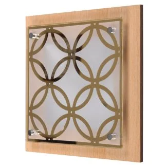 CANDELLUX 10-39791 PLANTA PLAFON 24X24 1X60W E27 KÓŁKA CHOCOLATE