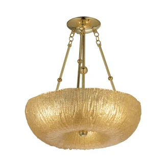 ANTIGO Lampa wisząca Button 65 - Mosiądz polerowany-złoty (650 mm) 8174