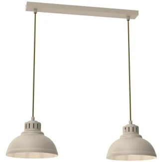 LUMINEX 8891 żyrandol Sven beige 2xE27