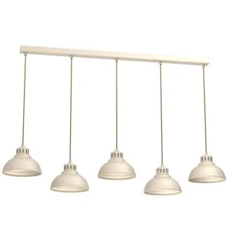 LUMINEX 8894 żyrandol Sven beige 5xE27
