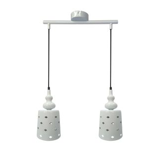 CANDELLUX 32-51929 HAMP ZWIS 2X60W E27 BIAŁY