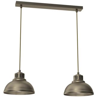 LUMINEX 8936 żyrandol Sven titanium gold 2xE27