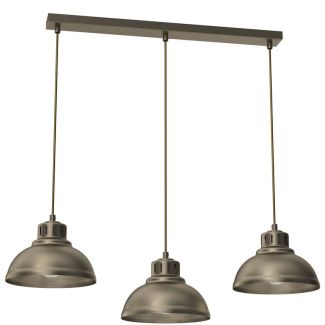 LUMINEX 8937 żyrandol Sven titanium gold 3xE27