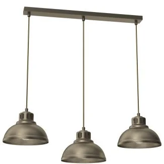 LUMINEX 8937 żyrandol Sven titanium gold 3xE27