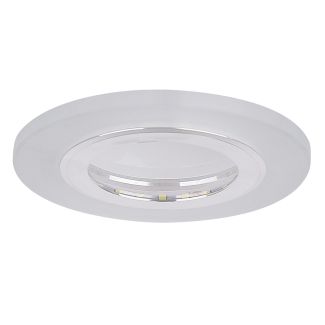 CANDELLUX 2203140 SSP-27 AL/FR LAMPA STROPOWA SREBRNY 2X5W LED 4000K KLOSZ MROŻONY