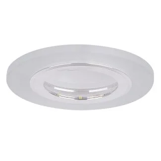 CANDELLUX 2203140 SSP-27 AL/FR LAMPA STROPOWA SREBRNY 2X5W LED 4000K KLOSZ MROŻONY
