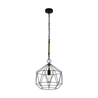 EGLO 43328 LAMPA COTTINGHAM OPRAWA WISZĄCA HL/1 E27 SCHWARZ/SEIL COTTINGHAM