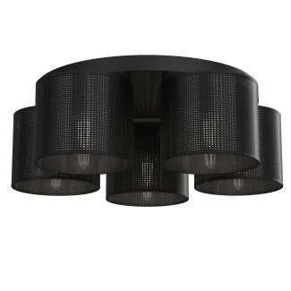 LUMINEX 5235 oprawa sufitowa Loft shade plafon czarny