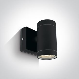 ONE LIGHT 67130E/B Lido K1 czarny zewnętrzny cylinder ścienny 35W MR16 GU10