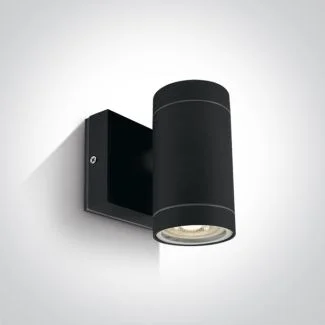 ONE LIGHT 67130E/B Lido K1 czarny zewnętrzny cylinder ścienny 35W MR16 GU10