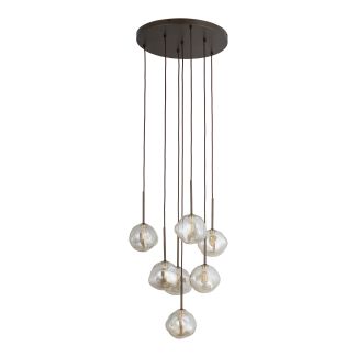 TK-LIGHTING 11328 LAVA BROWN LAMPA WISZĄCA 7XG9