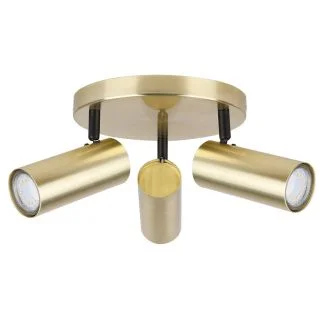 CANDELLUX 98-01726 COLLY LAMPA SUFITOWA MOSIĄDZ 3X15W GU10 KLOSZ MOSIĄDZ