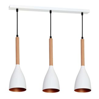 LUMINEX 9108 żyrandol Muza white/gold