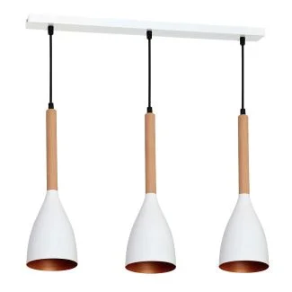 LUMINEX 9108 żyrandol Muza white/gold