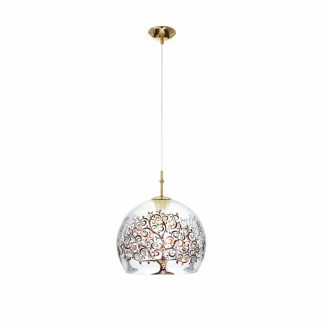 KOLARZ 0392.31M.3.AL.MT LUNA lampa wisząca złoto 24K