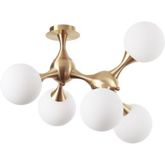 IDEAL LUX NODI PL5 SATIN BRASS - MOSIĄDZ SATYNOWY 241050