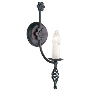 ELSTEAD BELFRY BY1 BLACK 1Lt Wall Light