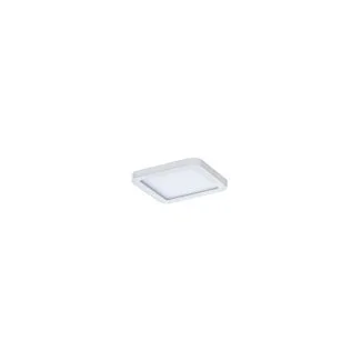AZZARDO AZ4376 SLIM 9 SQUARE 4000K WHITE IP44 TECHNICAL DOWNLIGHT WHITE