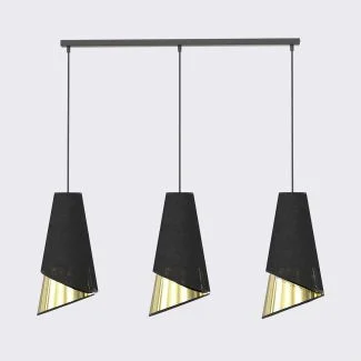 EMIBIG 1617/3 MODA 3 BL GOLD LAMPA WISZĄCA