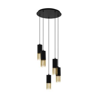 EGLO 39661 LAMPA COUNUZULUS OPRAWA WISZĄCA HL/5 E27 SCHWARZ/MESSING COUNUZULUS
