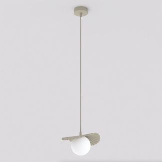 EMIBIG 1760/1 FLORA 1 MOKKA OPAL Lampa wisząca