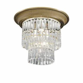 KOLARZ 0346.14S.4 MILORD CRYSTAL lampa sufitowa
