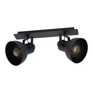 EGLO 43432 LAMPA BARNSTAPLE 2 SPOT BALKEN/2 SCHWARZ/HOLZ SW BARNSTAPLE 1