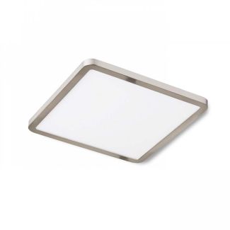 RENDL R12783 HUE SQ 17 wpuszczana nikiel mat 230V LED 18W 3000K