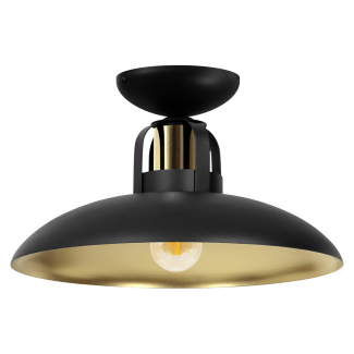 MILAGRO MLP8905 Lampa sufitowa FELIX BLACK/GOLD 1xE27