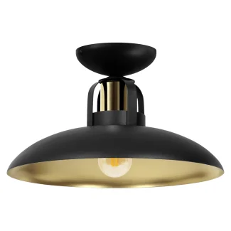MILAGRO MLP8905 Lampa sufitowa FELIX BLACK/GOLD 1xE27