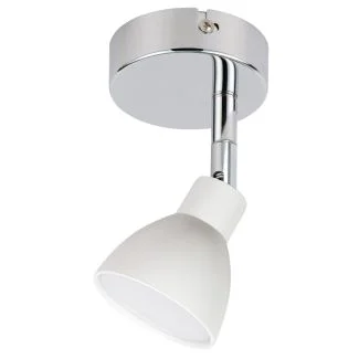 CANDELLUX 91-67524 ROY LAMPA KINKIET 1X5W LED COB GŁÓWKA OKRĄGŁA 1E Z PRZEGUBEM KD SYSTEM BIAŁY
