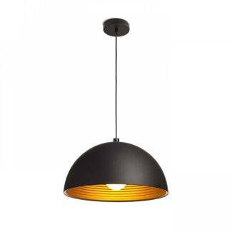 RENDL R11766 CARISSIMA 40 wisząca czarna/złota 230V E27 42W