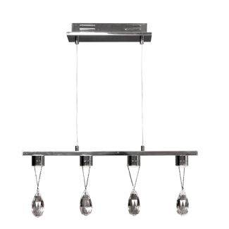 CANDELLUX 34-25708 PRISMA ZWIS 4X3W LED CHROM