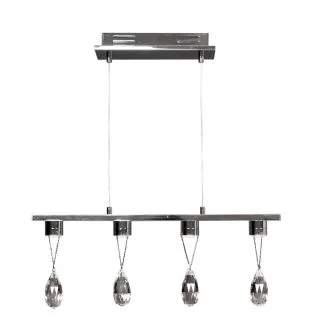 CANDELLUX 34-25708 PRISMA ZWIS 4X3W LED CHROM