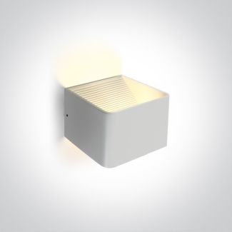 ONE LIGHT 67466A/W/W Geraki biała lampa ścienna LED 3000K 6W IP20
