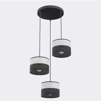 EMIBIG 1652/3PREM KARBON 3 BL GRAY PREM LAMPA WISZĄCA