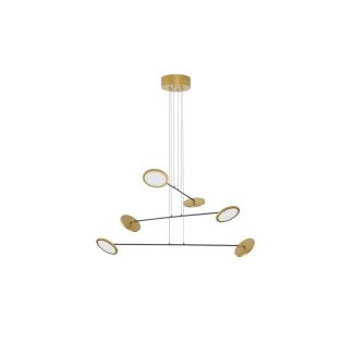 Luces Exclusivas ABOT LE43211 LAMPA WISZĄCA LED czarny, złoty