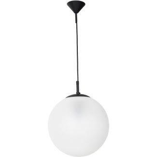 ALDEX 562G6 LAMPA WISZĄCA GLOBUS CZARNA (mleczna kula)