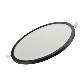 AZZARDO AZ4163 SLIM 22 ROUND 3000K IP44 BK TECHNICAL DOWNLIGHT BLACK