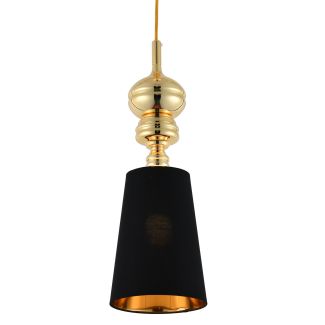 Step into design MP-8846-18 black gold Lampa wisząca QUEEN-1 złoto czarna 18 cm