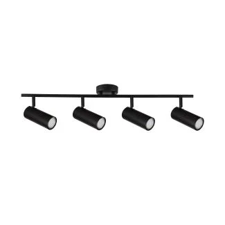 CANDELLUX 94-01641 Colly lampa sufitowa czarny 4x15w gu10 klosz czarny
