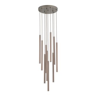 TK-LIGHTING 11493 FERRO NEW BROWN LAMPA WISZĄCA 10XG9 KOŁO