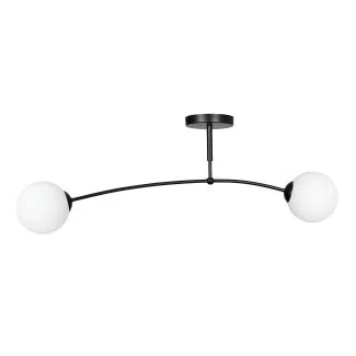 EMIBIG 670/2 PREGOS 2 BLACK LAMPA SUFITOWA