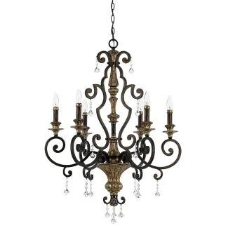ELSTEAD MARQUETTE QZ/MARQUETTE6/A 6Lt Chandelier