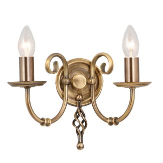 ELSTEAD ARTISAN ART2 AGD BRASS 2Lt Wall Light
