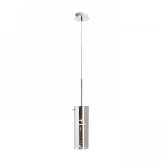 RENDL R10509 SANSSOUCI I wisząca szkło chromowane 230V E27 42W