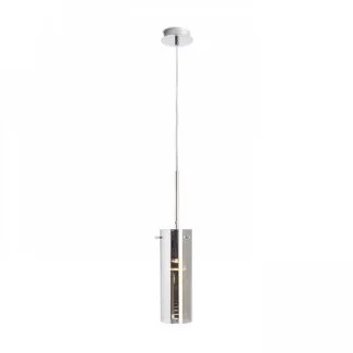 RENDL R10509 SANSSOUCI I wisząca szkło chromowane 230V E27 42W